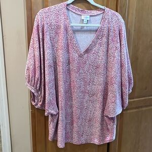 LulaRoe Renee Balloon-sleeve top, size XL